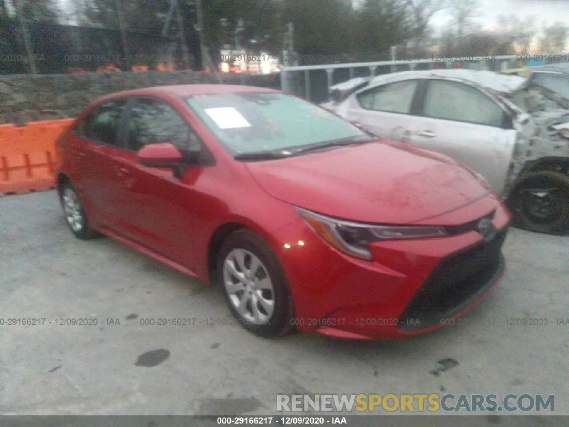 1 Photograph of a damaged car 5YFEPMAE0MP167294 TOYOTA COROLLA 2021