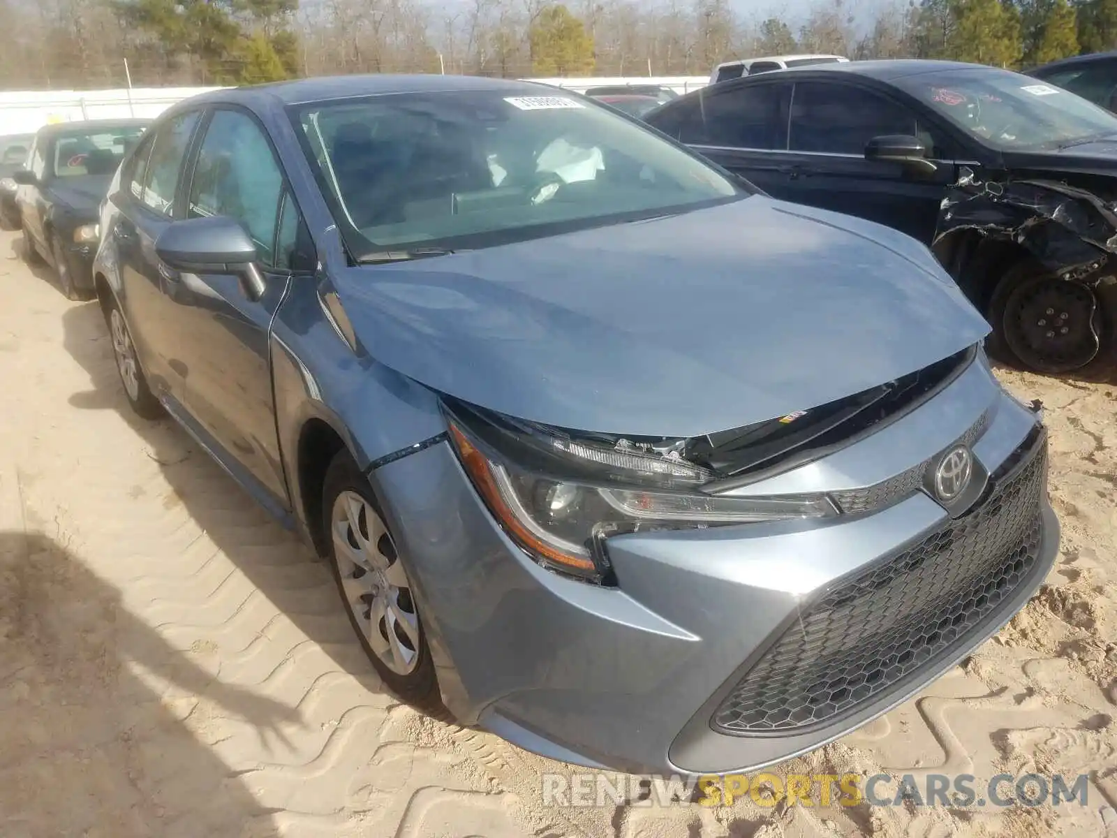 1 Photograph of a damaged car 5YFEPMAE0MP167621 TOYOTA COROLLA 2021