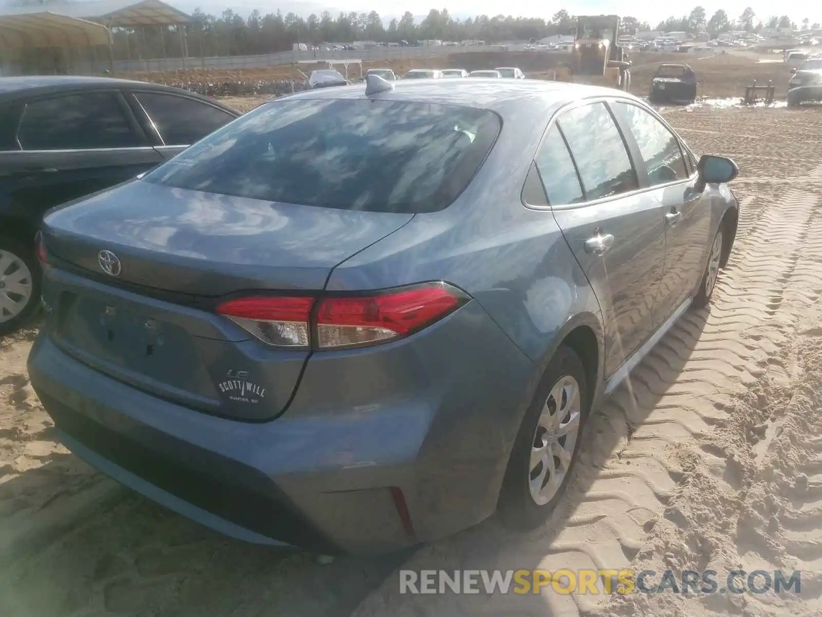 4 Photograph of a damaged car 5YFEPMAE0MP167621 TOYOTA COROLLA 2021