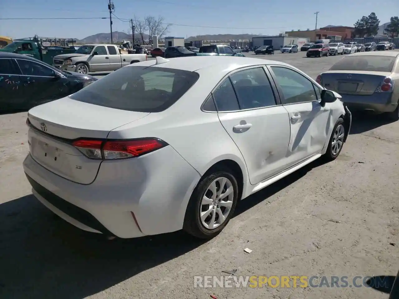 4 Photograph of a damaged car 5YFEPMAE0MP168297 TOYOTA COROLLA 2021