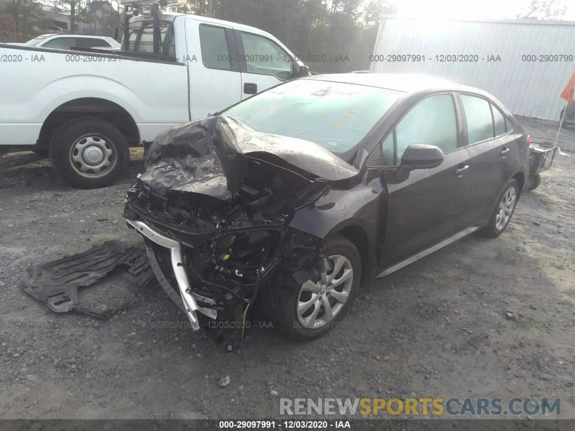 2 Photograph of a damaged car 5YFEPMAE0MP168669 TOYOTA COROLLA 2021