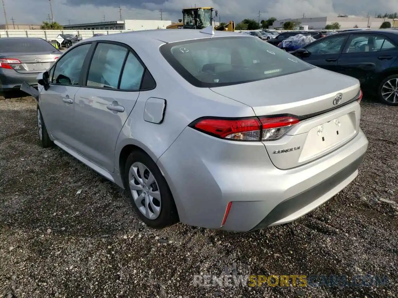 3 Photograph of a damaged car 5YFEPMAE0MP168705 TOYOTA COROLLA 2021