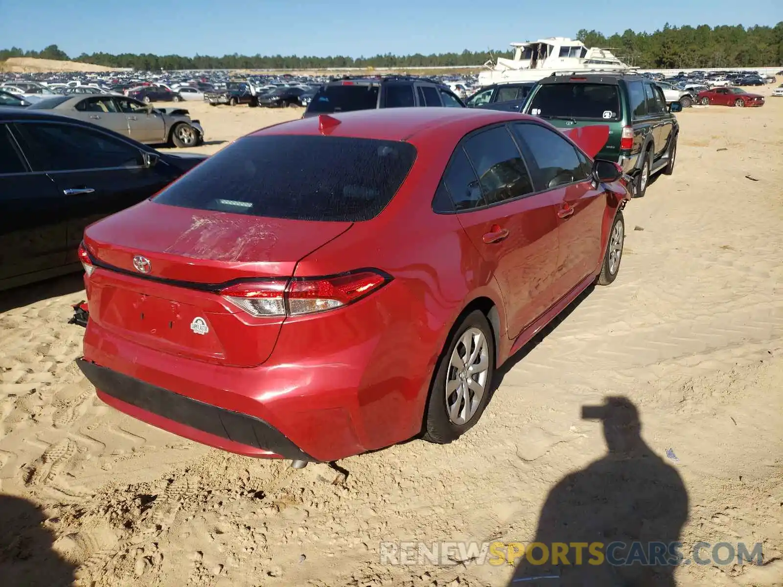 4 Photograph of a damaged car 5YFEPMAE0MP168901 TOYOTA COROLLA 2021