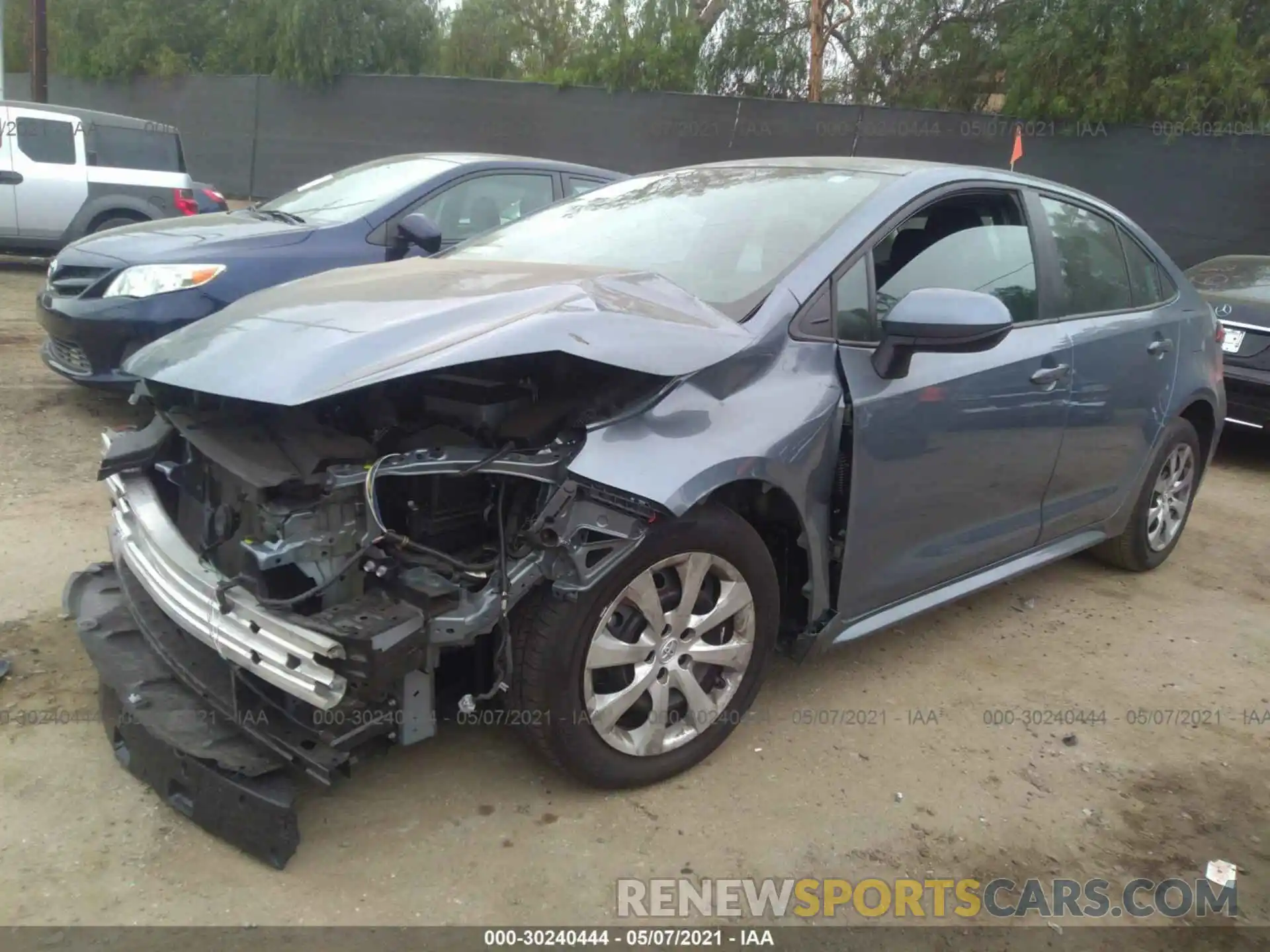 2 Photograph of a damaged car 5YFEPMAE0MP169501 TOYOTA COROLLA 2021