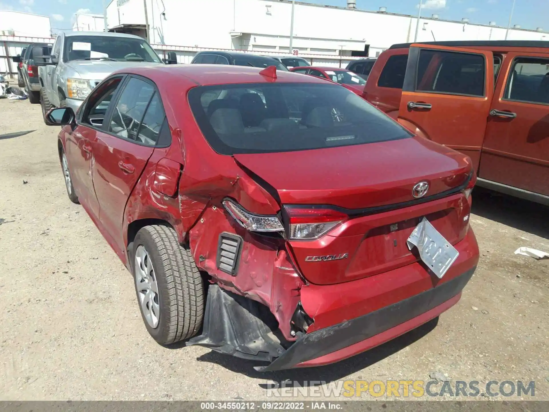 3 Photograph of a damaged car 5YFEPMAE0MP169529 TOYOTA COROLLA 2021