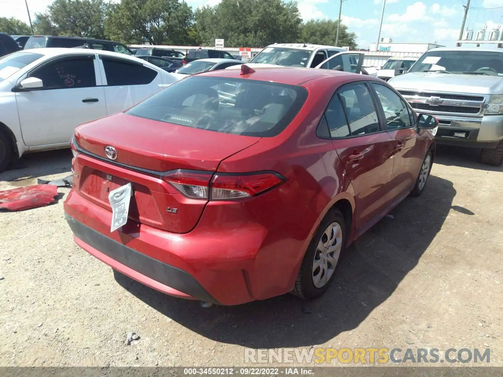 4 Photograph of a damaged car 5YFEPMAE0MP169529 TOYOTA COROLLA 2021