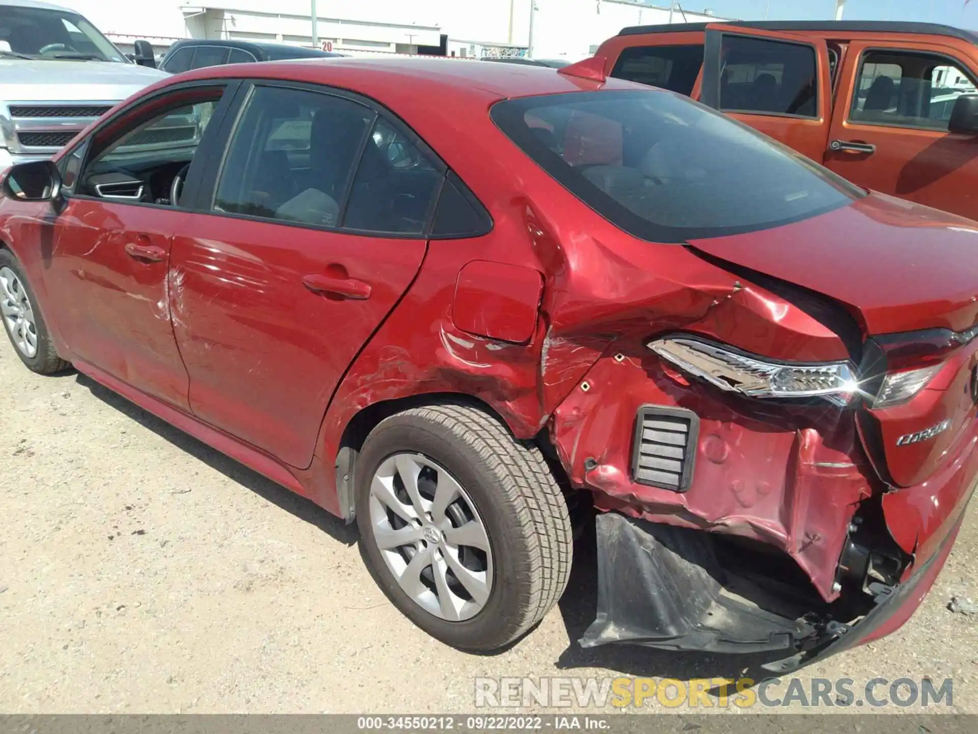 6 Photograph of a damaged car 5YFEPMAE0MP169529 TOYOTA COROLLA 2021