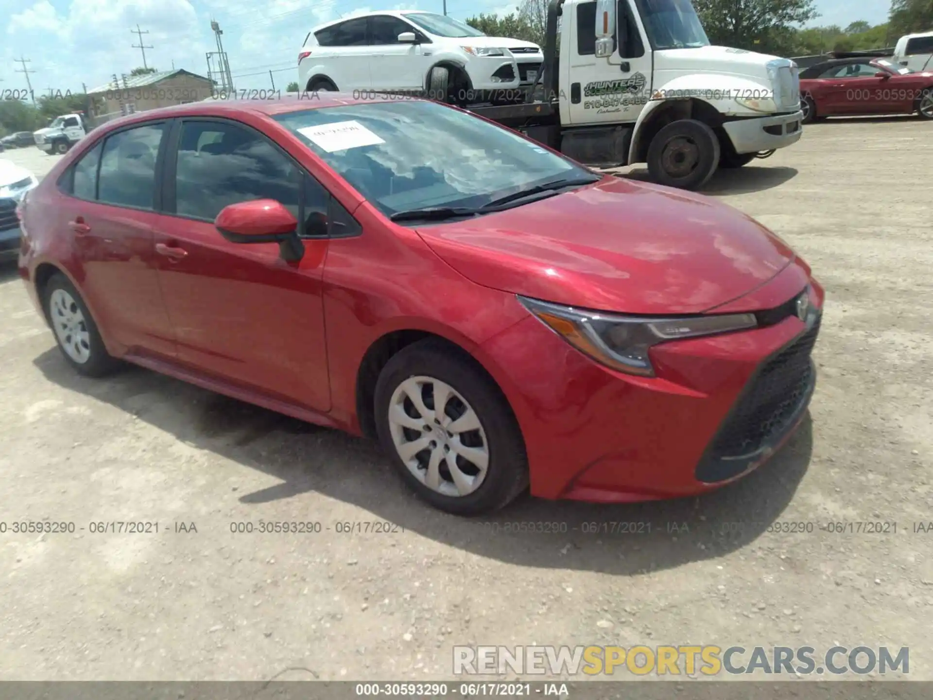 1 Photograph of a damaged car 5YFEPMAE0MP171006 TOYOTA COROLLA 2021