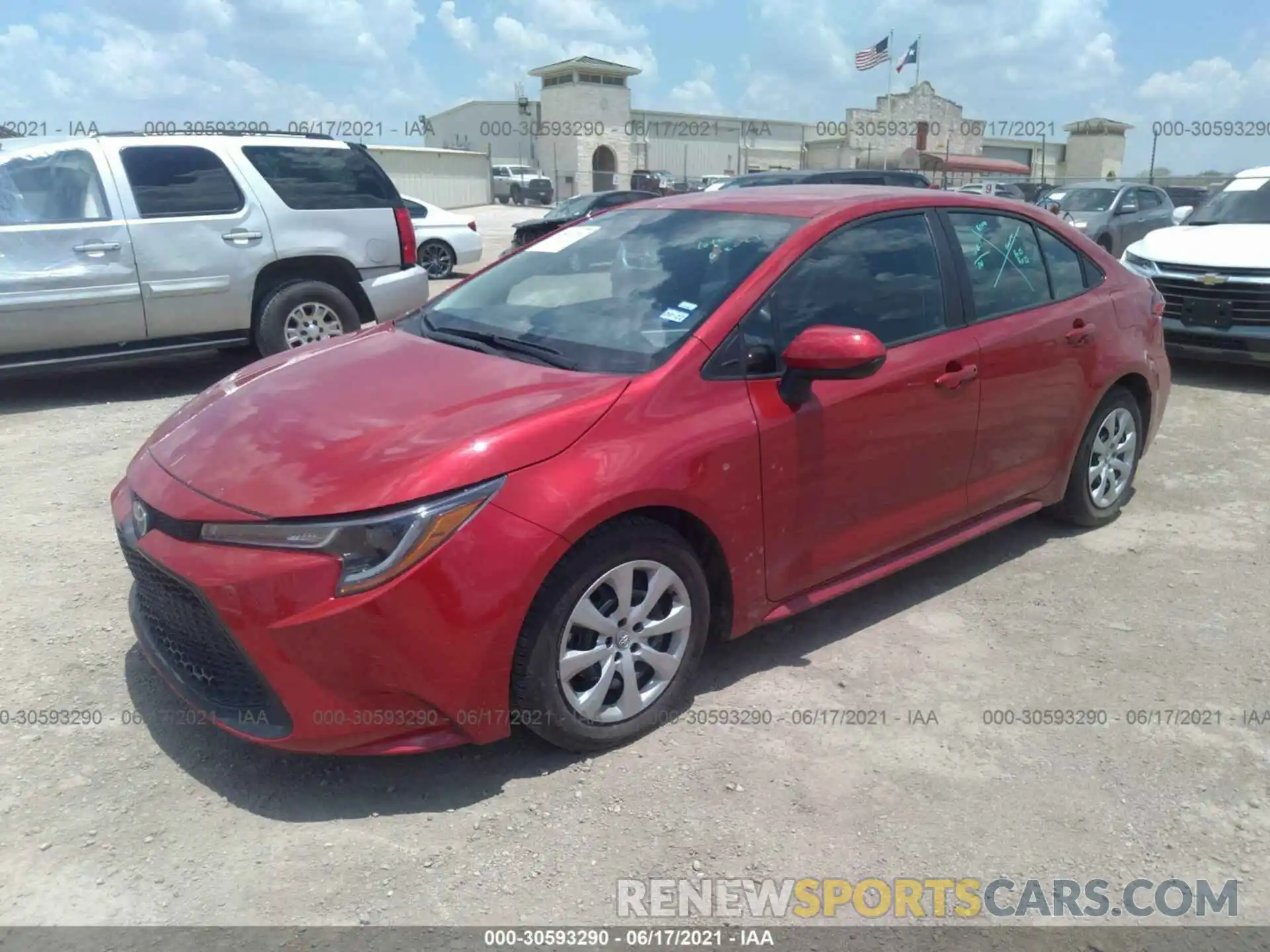 2 Photograph of a damaged car 5YFEPMAE0MP171006 TOYOTA COROLLA 2021