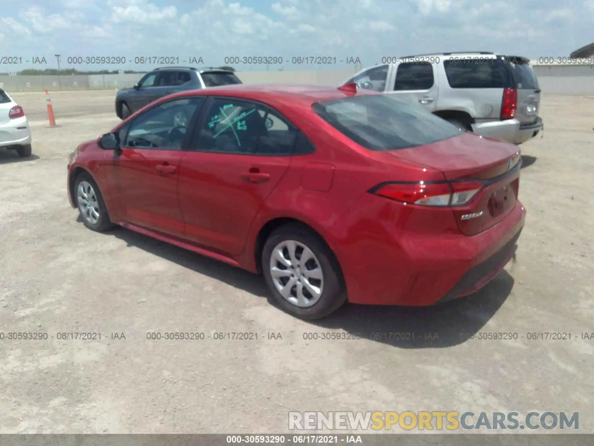 3 Photograph of a damaged car 5YFEPMAE0MP171006 TOYOTA COROLLA 2021