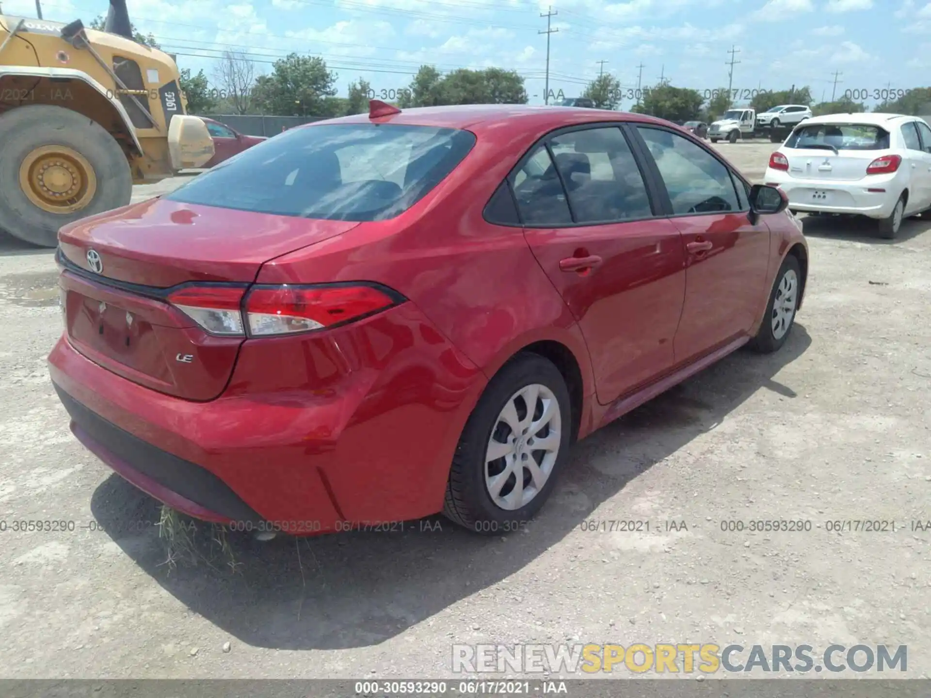 4 Photograph of a damaged car 5YFEPMAE0MP171006 TOYOTA COROLLA 2021