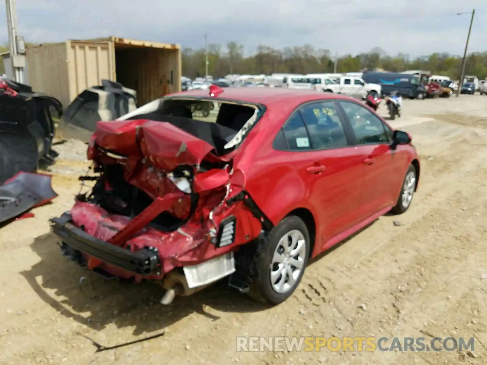 4 Photograph of a damaged car 5YFEPMAE0MP171507 TOYOTA COROLLA 2021