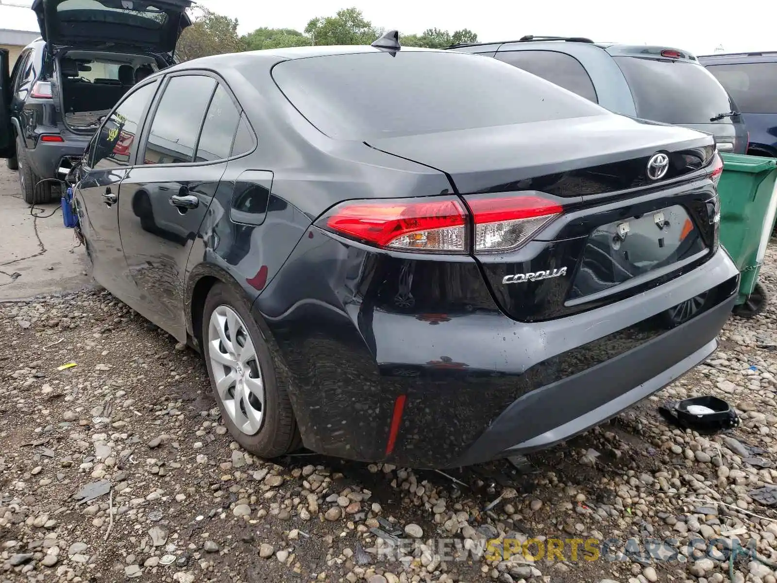 3 Photograph of a damaged car 5YFEPMAE0MP173418 TOYOTA COROLLA 2021