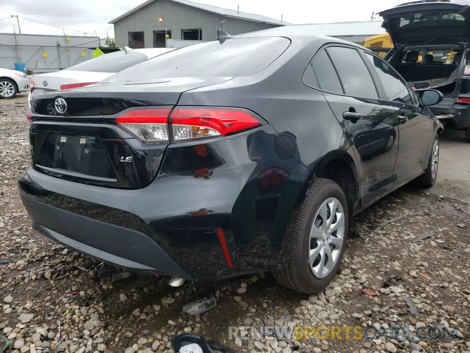 4 Photograph of a damaged car 5YFEPMAE0MP173418 TOYOTA COROLLA 2021