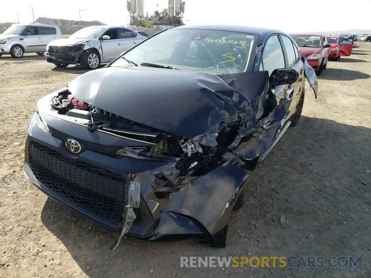 2 Photograph of a damaged car 5YFEPMAE0MP174469 TOYOTA COROLLA 2021