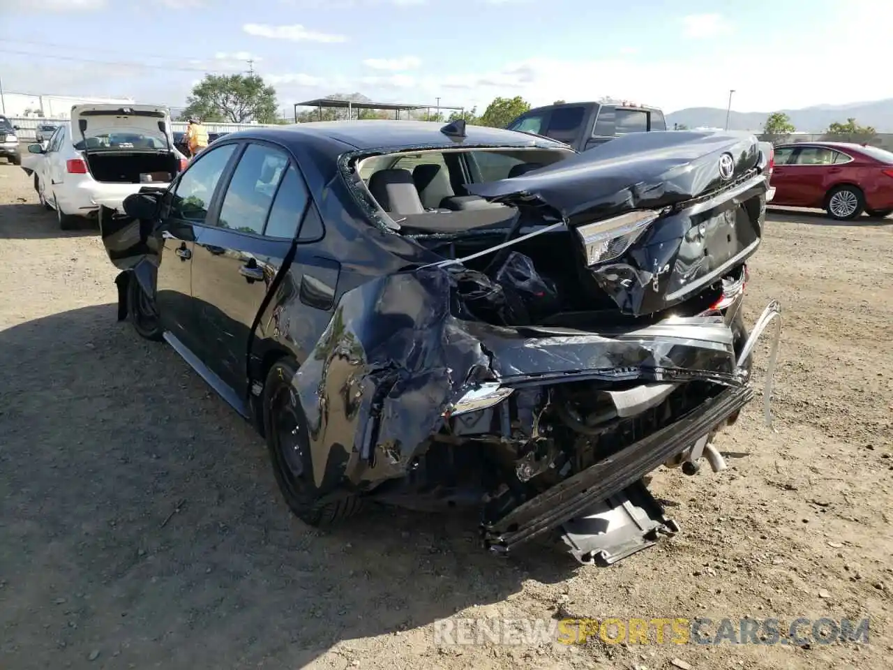 3 Photograph of a damaged car 5YFEPMAE0MP174469 TOYOTA COROLLA 2021