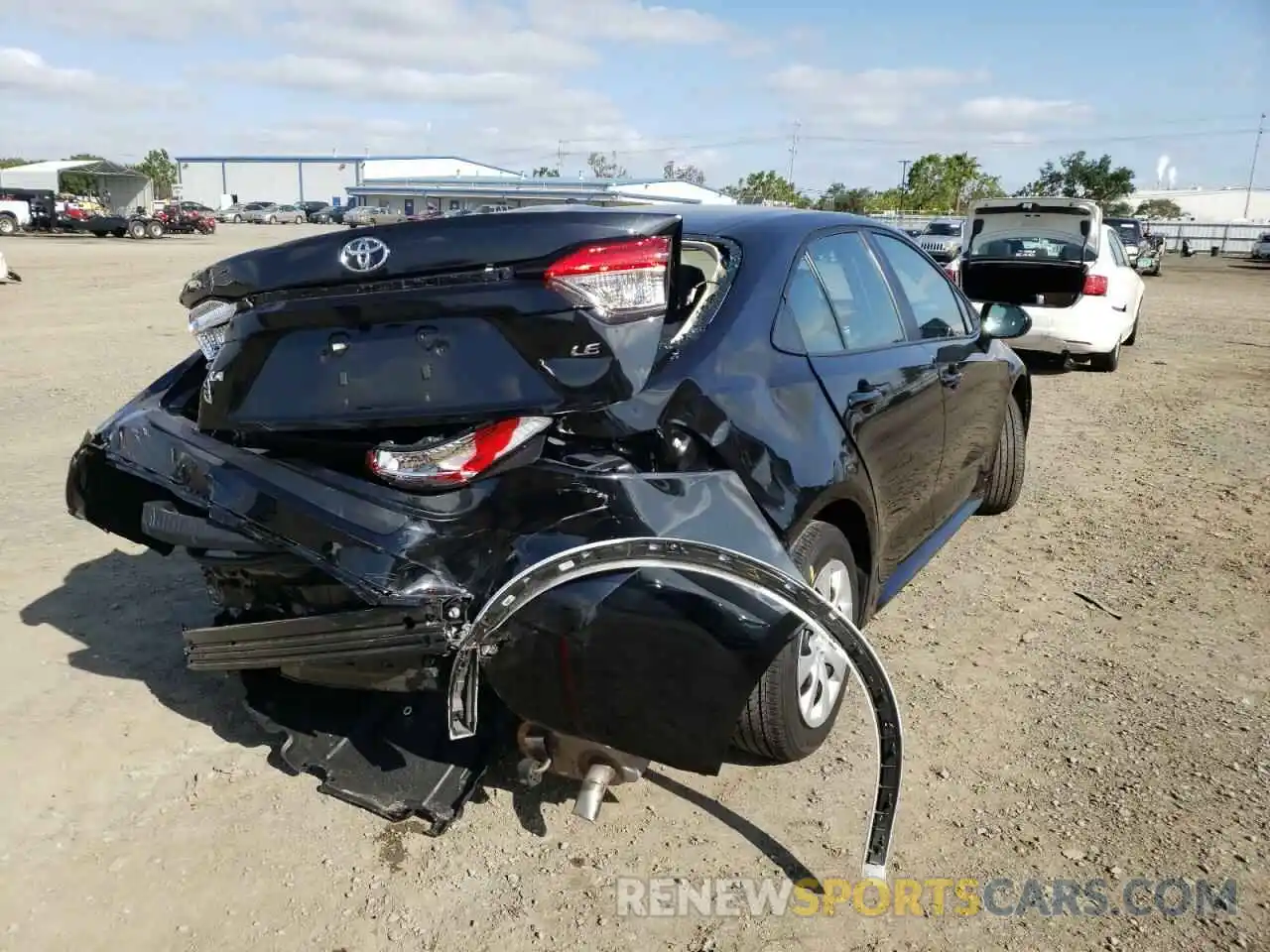 4 Photograph of a damaged car 5YFEPMAE0MP174469 TOYOTA COROLLA 2021