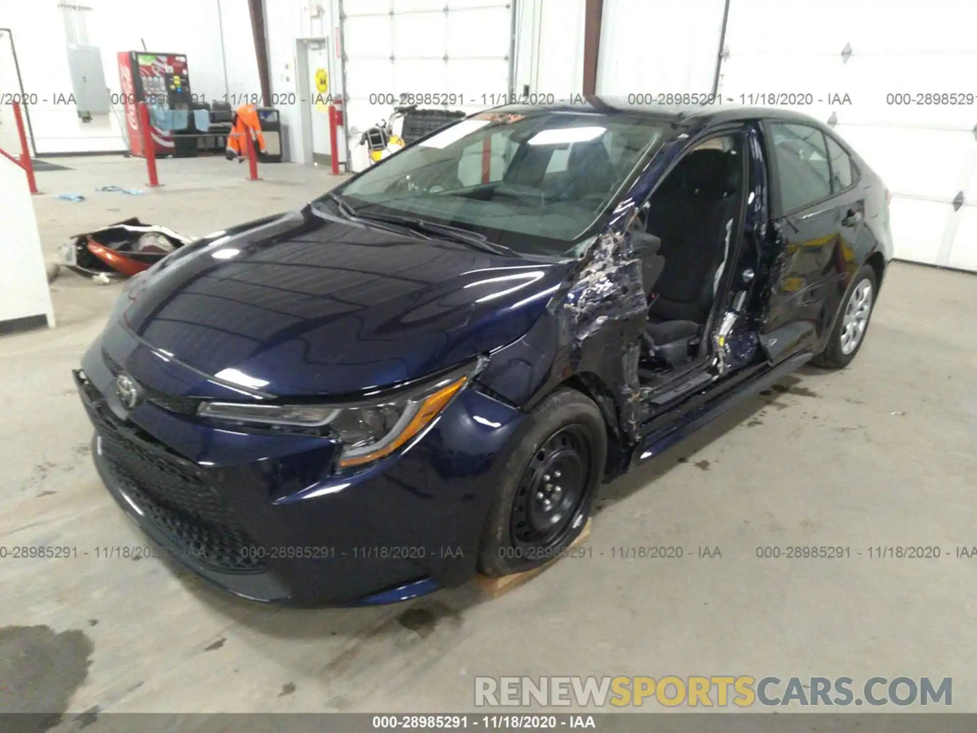 2 Photograph of a damaged car 5YFEPMAE0MP175931 TOYOTA COROLLA 2021