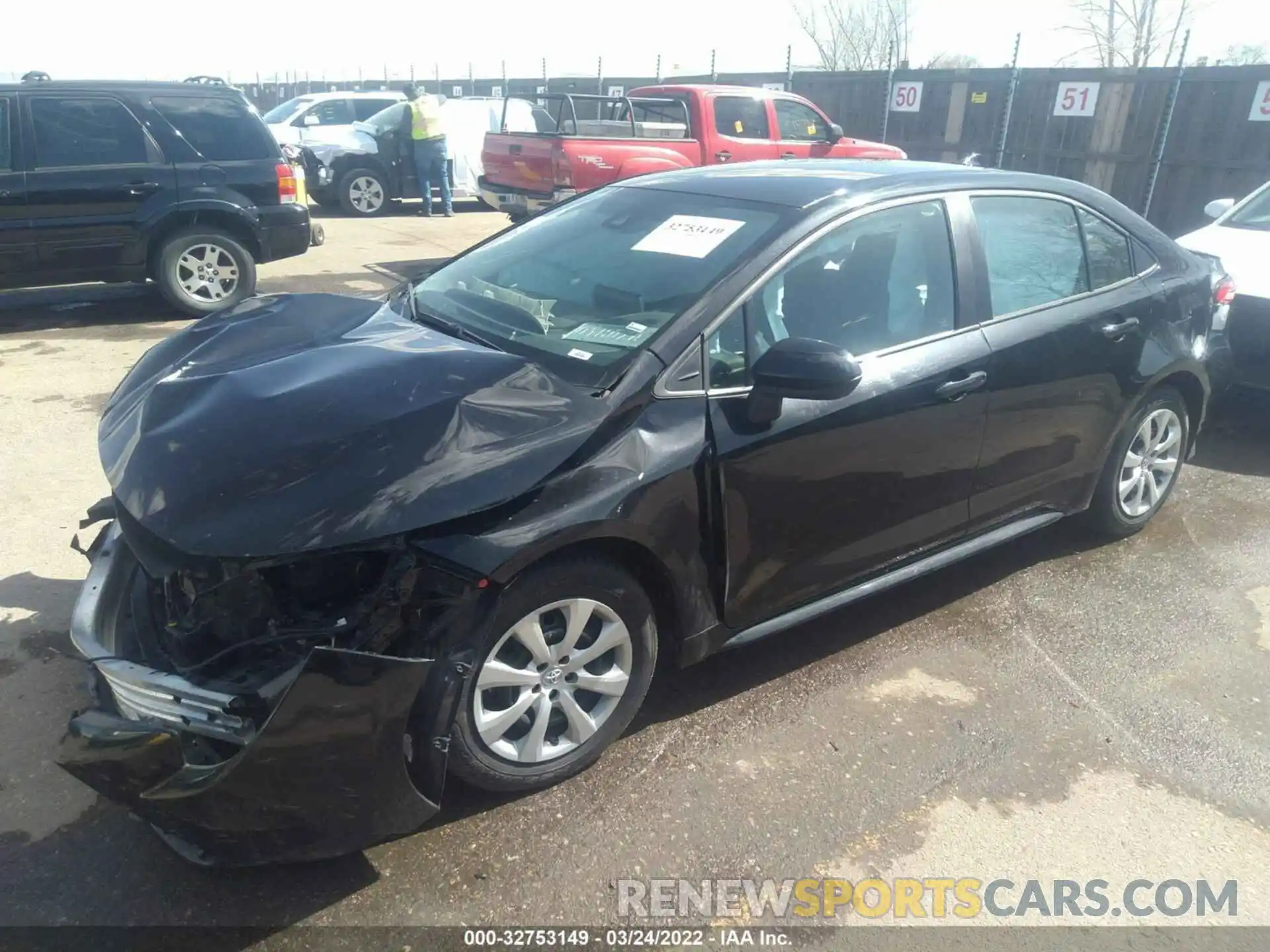 2 Photograph of a damaged car 5YFEPMAE0MP177307 TOYOTA COROLLA 2021