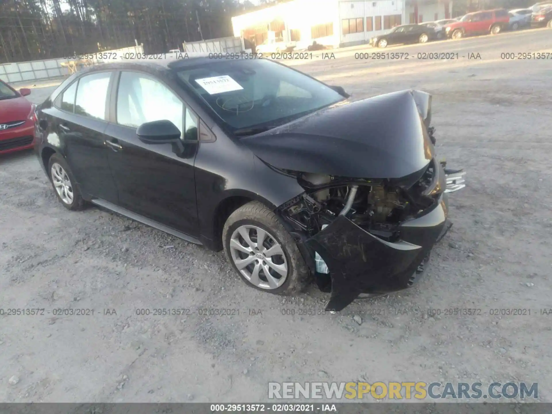 1 Photograph of a damaged car 5YFEPMAE0MP177890 TOYOTA COROLLA 2021