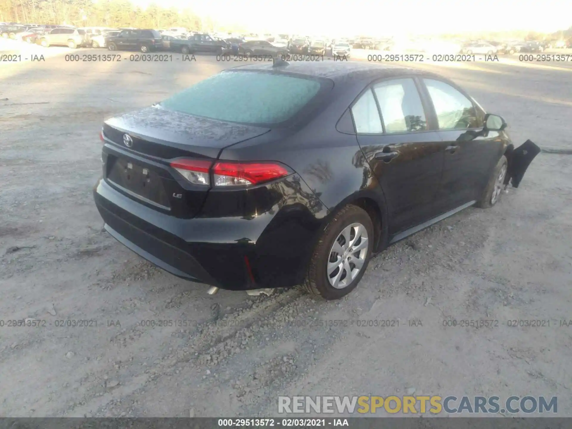 4 Photograph of a damaged car 5YFEPMAE0MP177890 TOYOTA COROLLA 2021