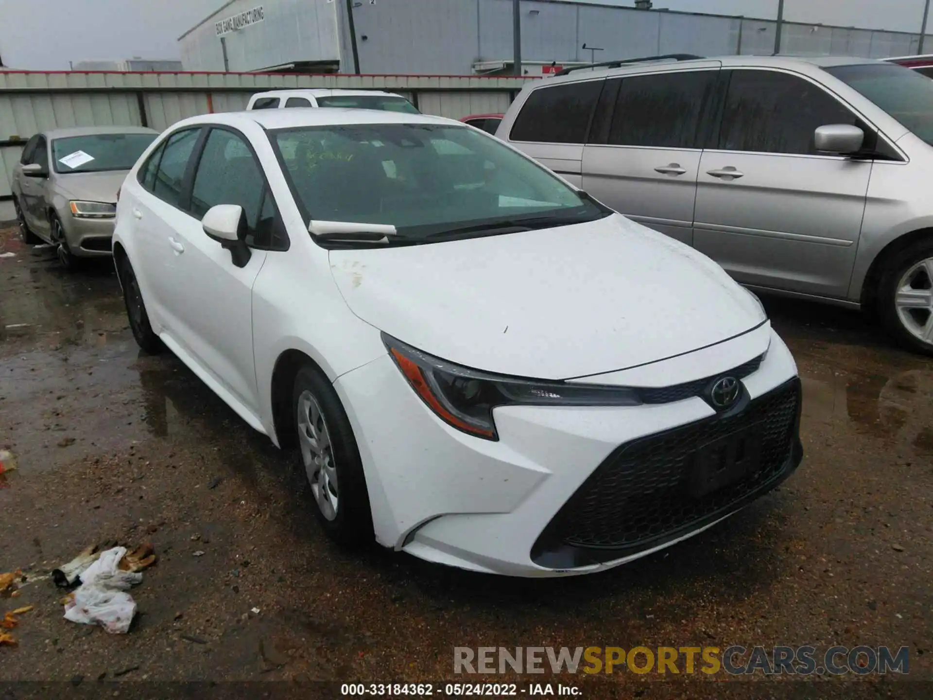 1 Photograph of a damaged car 5YFEPMAE0MP177999 TOYOTA COROLLA 2021