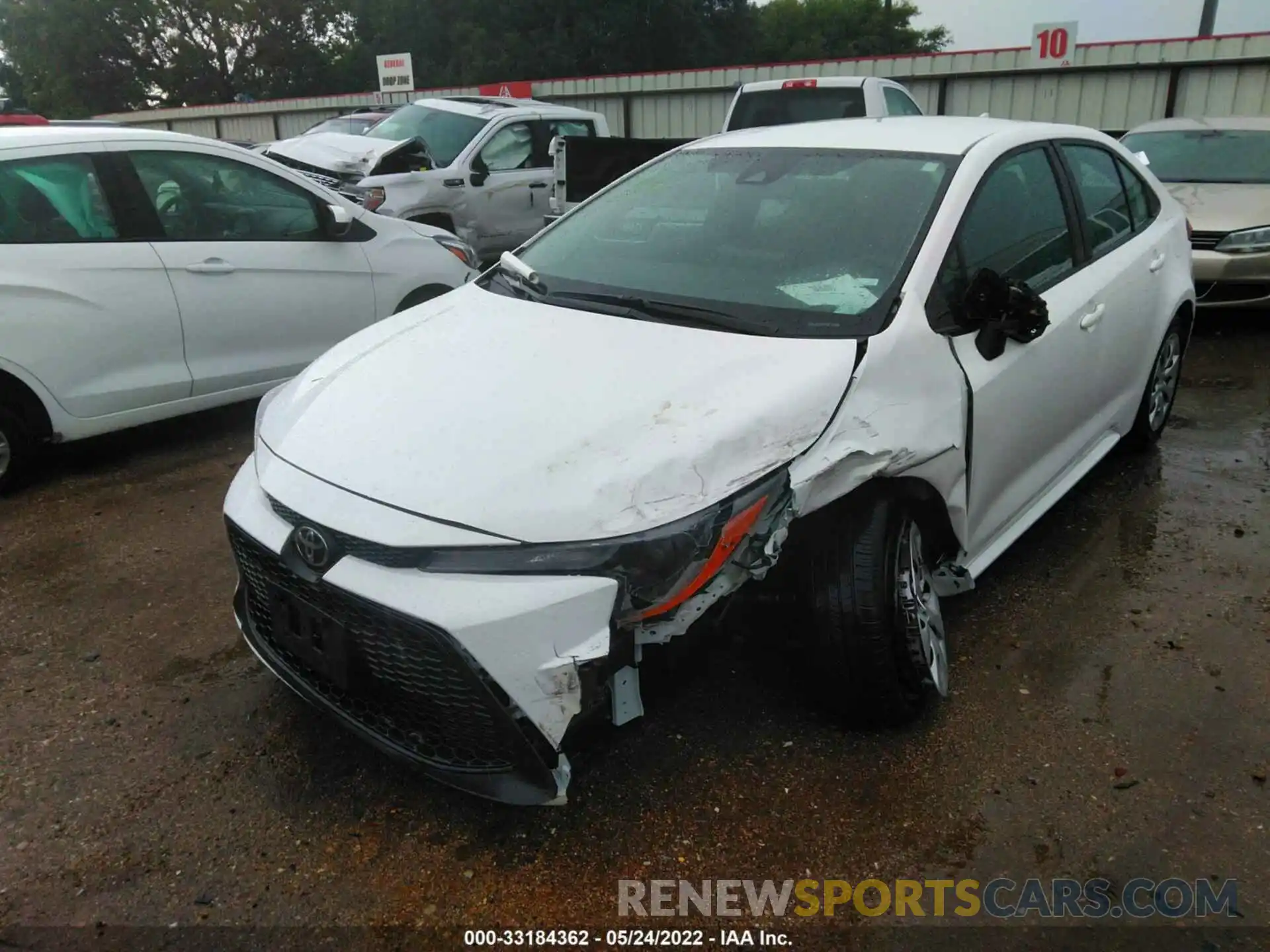 2 Photograph of a damaged car 5YFEPMAE0MP177999 TOYOTA COROLLA 2021