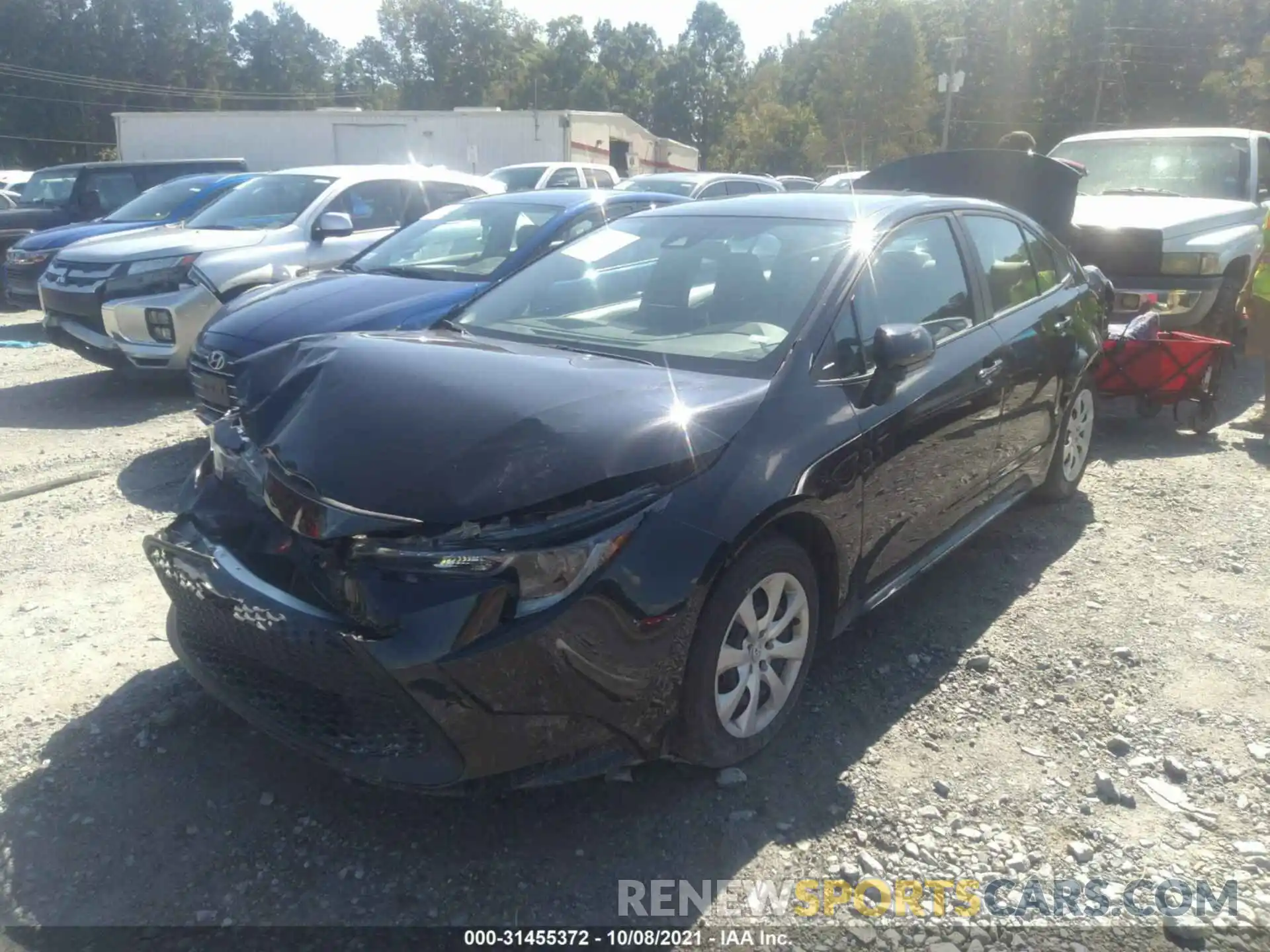 2 Photograph of a damaged car 5YFEPMAE0MP178974 TOYOTA COROLLA 2021