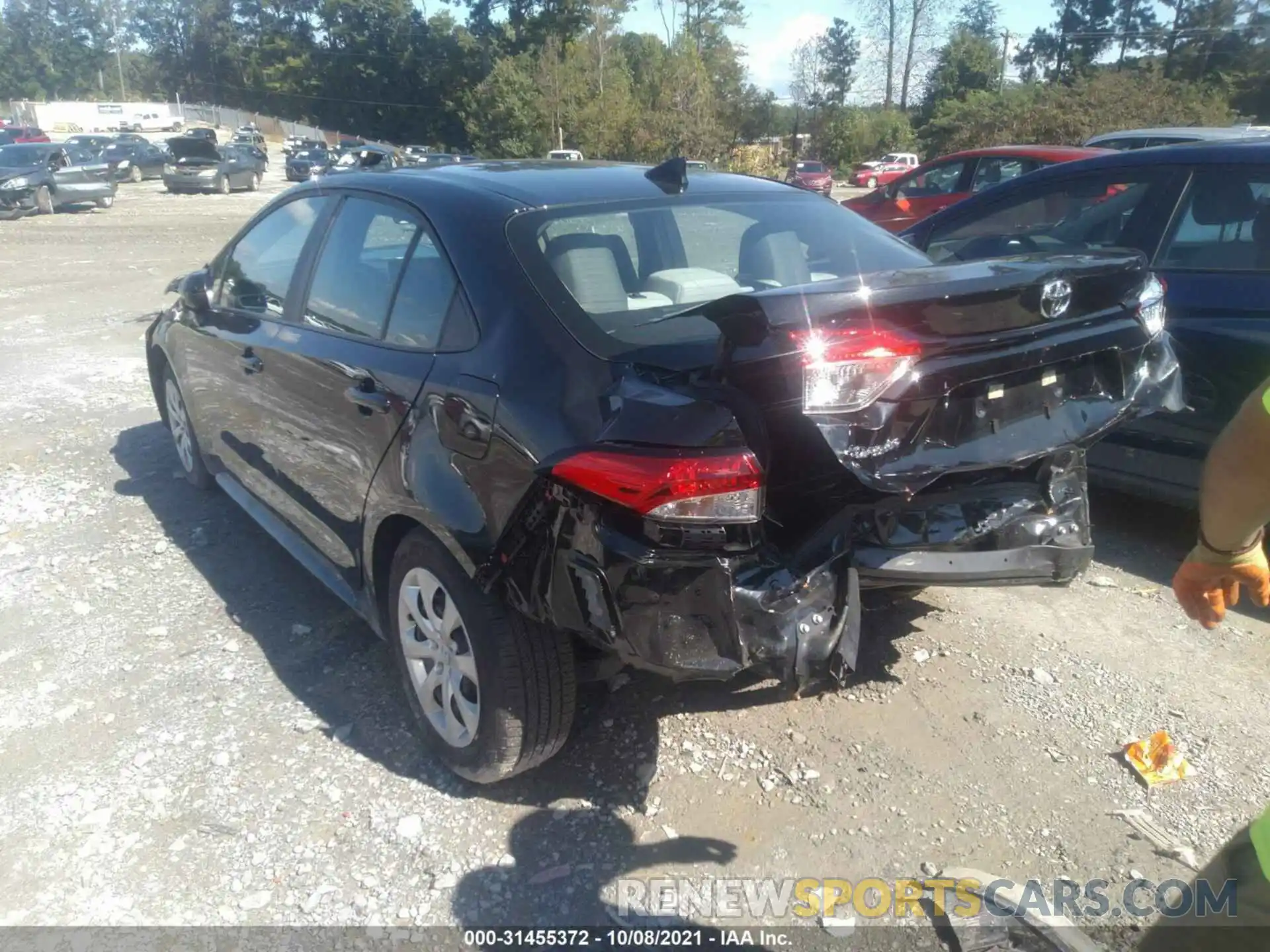 3 Photograph of a damaged car 5YFEPMAE0MP178974 TOYOTA COROLLA 2021