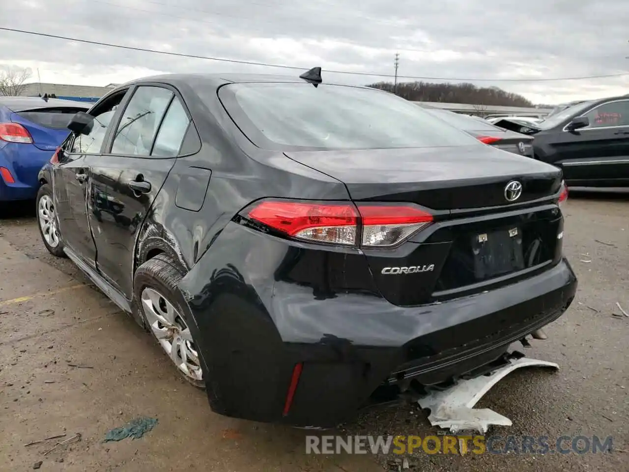 3 Photograph of a damaged car 5YFEPMAE0MP179347 TOYOTA COROLLA 2021