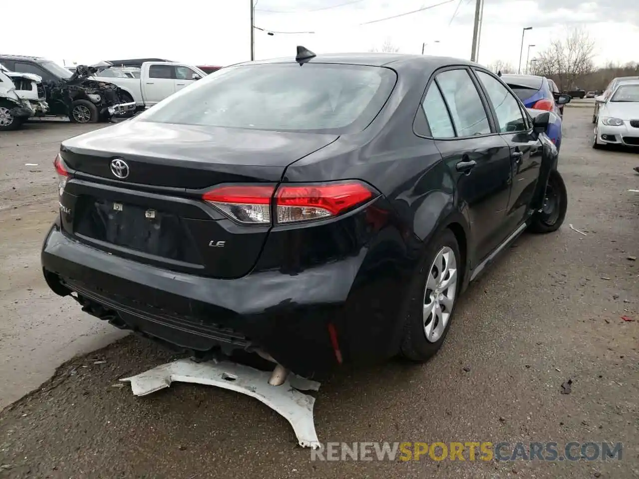 4 Photograph of a damaged car 5YFEPMAE0MP179347 TOYOTA COROLLA 2021