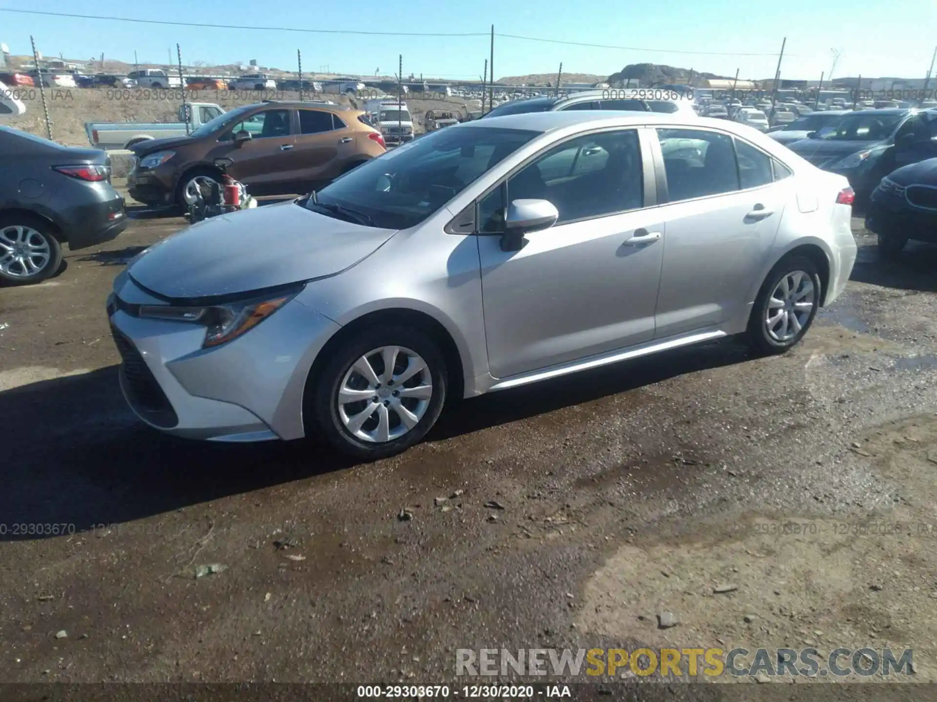 2 Photograph of a damaged car 5YFEPMAE0MP179459 TOYOTA COROLLA 2021