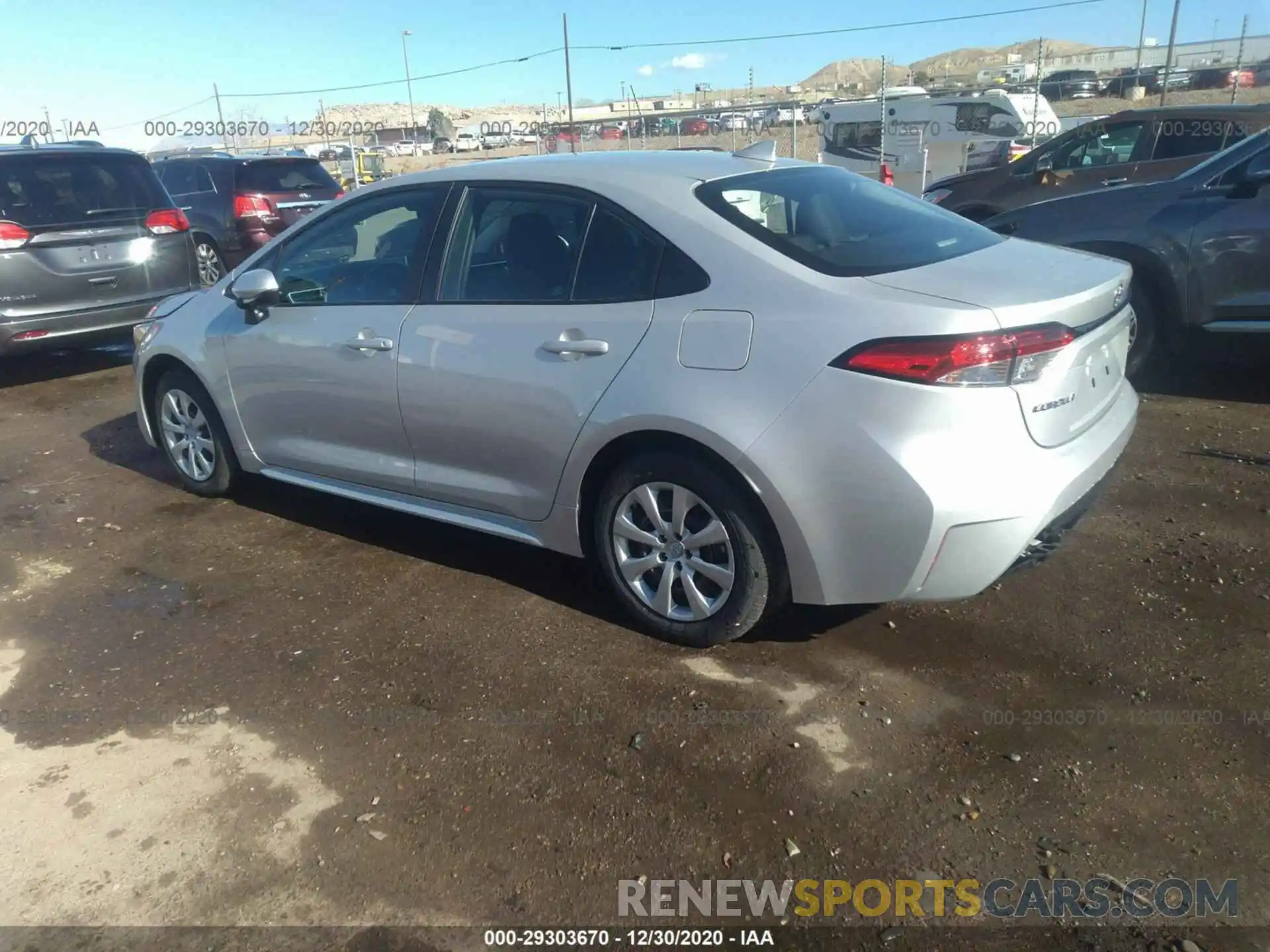 3 Photograph of a damaged car 5YFEPMAE0MP179459 TOYOTA COROLLA 2021