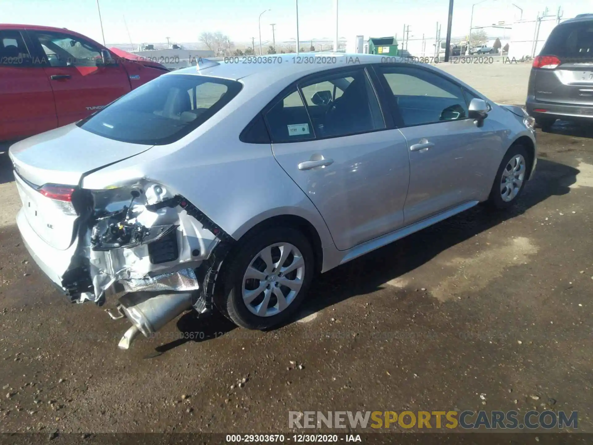 4 Photograph of a damaged car 5YFEPMAE0MP179459 TOYOTA COROLLA 2021