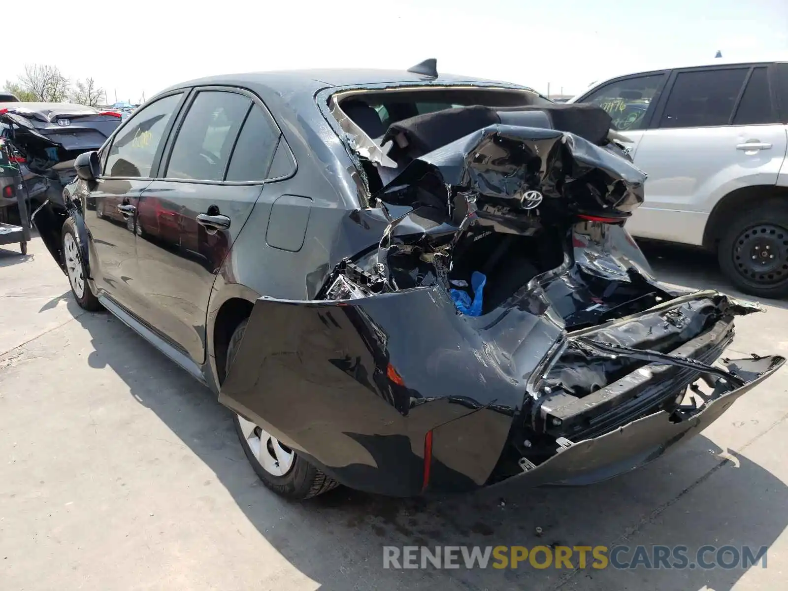 3 Photograph of a damaged car 5YFEPMAE0MP179560 TOYOTA COROLLA 2021