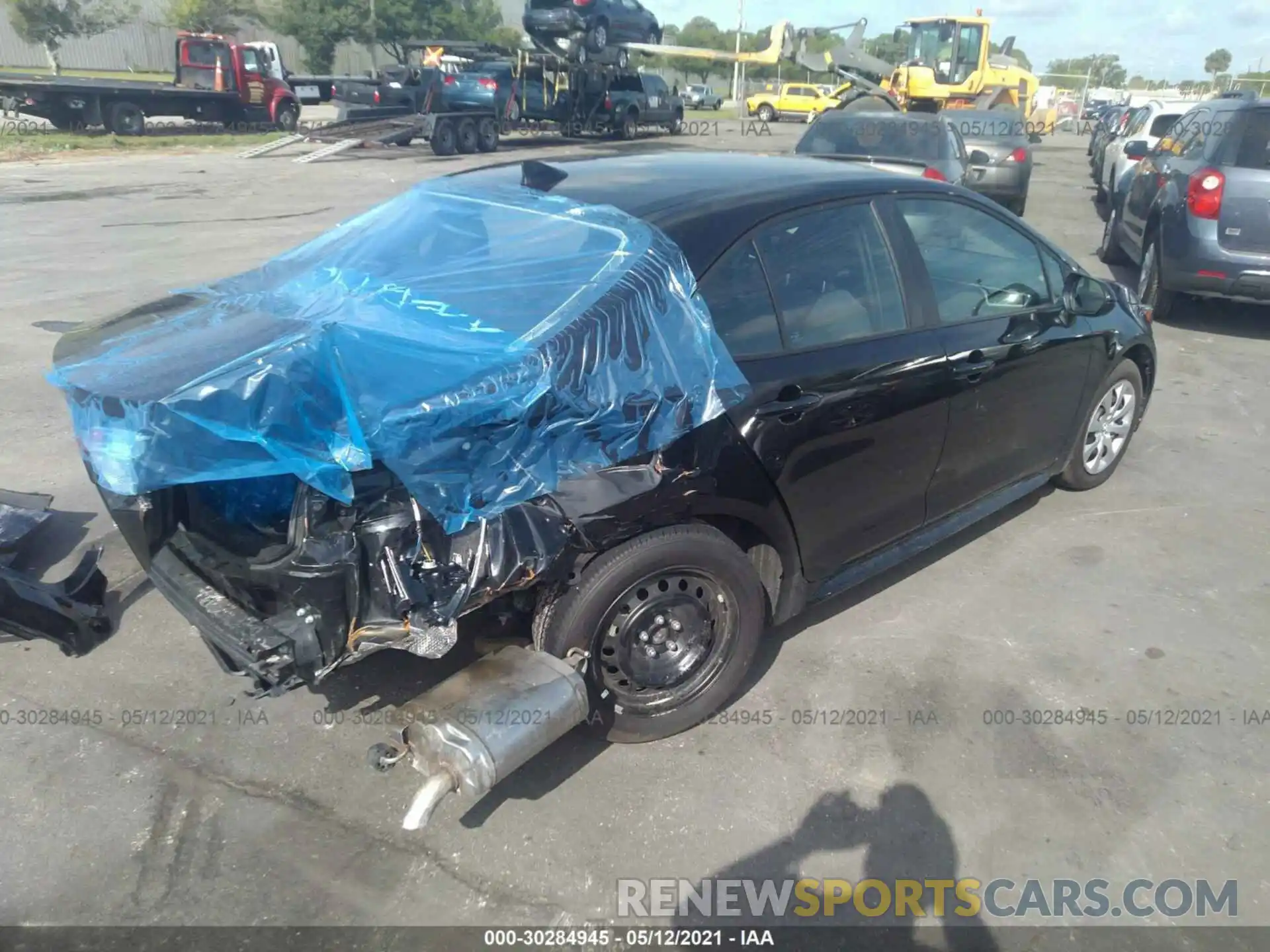 4 Фотография поврежденного автомобиля 5YFEPMAE0MP179932 TOYOTA COROLLA 2021