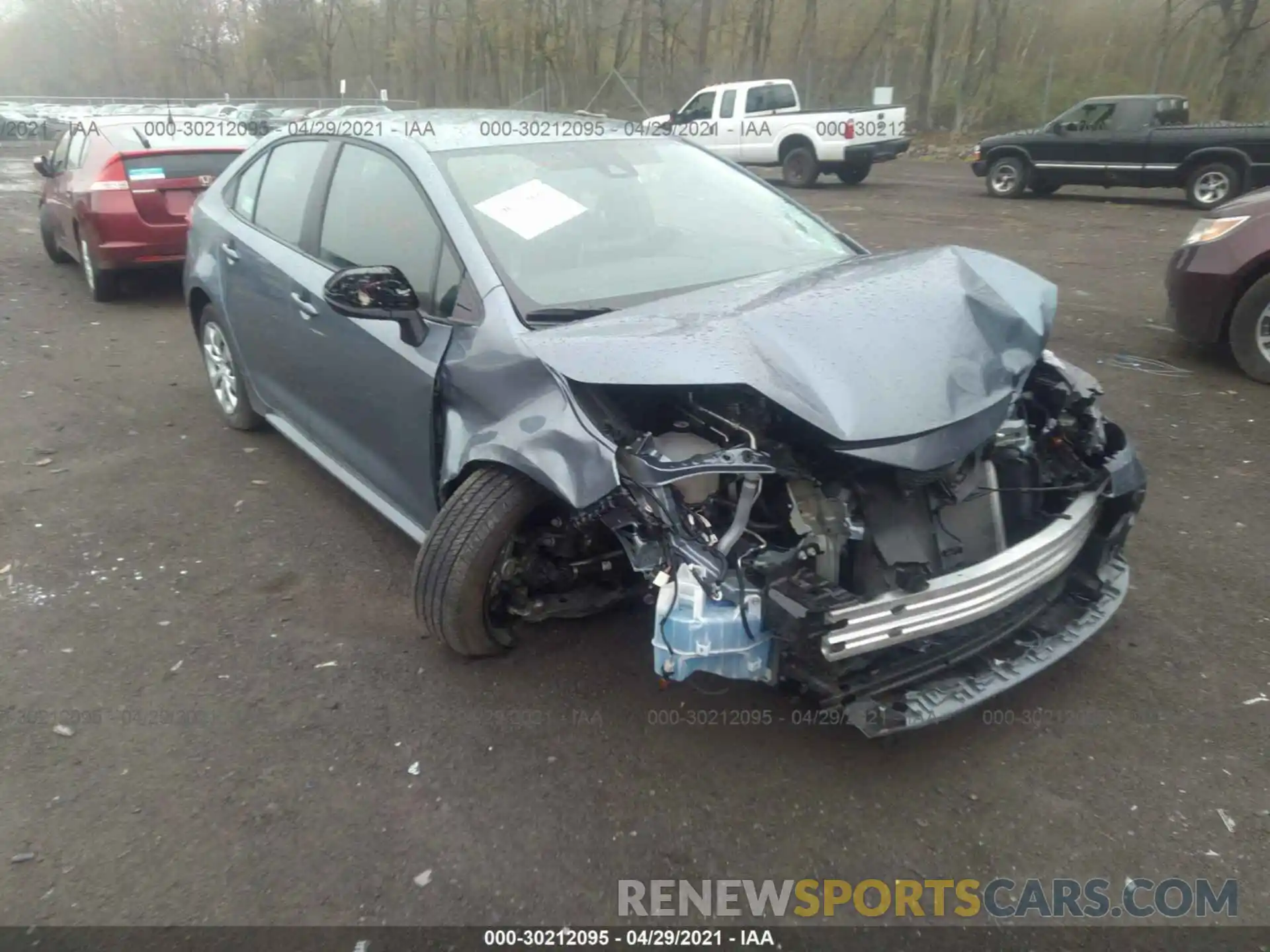 1 Photograph of a damaged car 5YFEPMAE0MP179994 TOYOTA COROLLA 2021