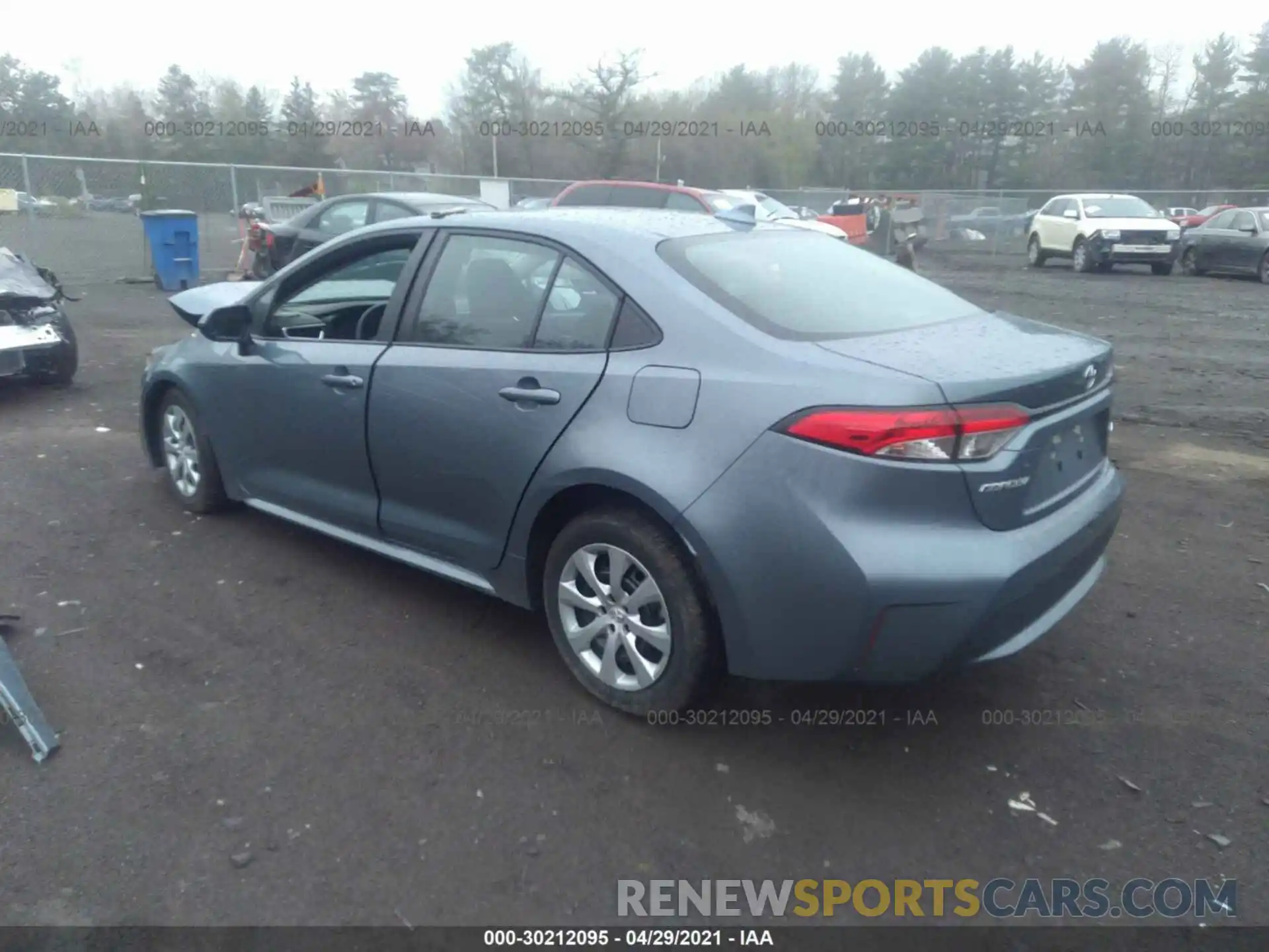 3 Photograph of a damaged car 5YFEPMAE0MP179994 TOYOTA COROLLA 2021