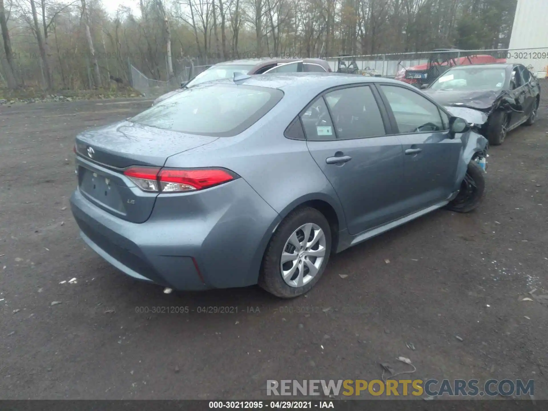 4 Photograph of a damaged car 5YFEPMAE0MP179994 TOYOTA COROLLA 2021