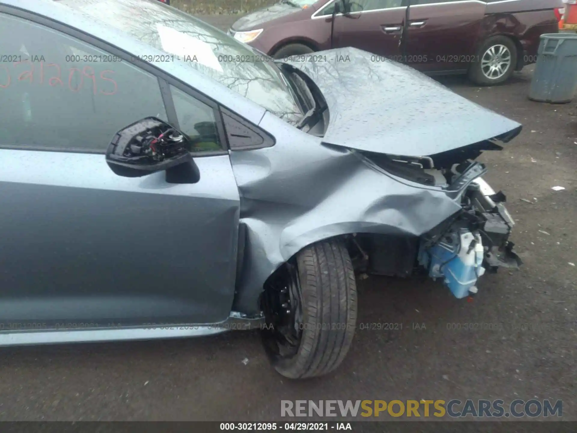 6 Photograph of a damaged car 5YFEPMAE0MP179994 TOYOTA COROLLA 2021