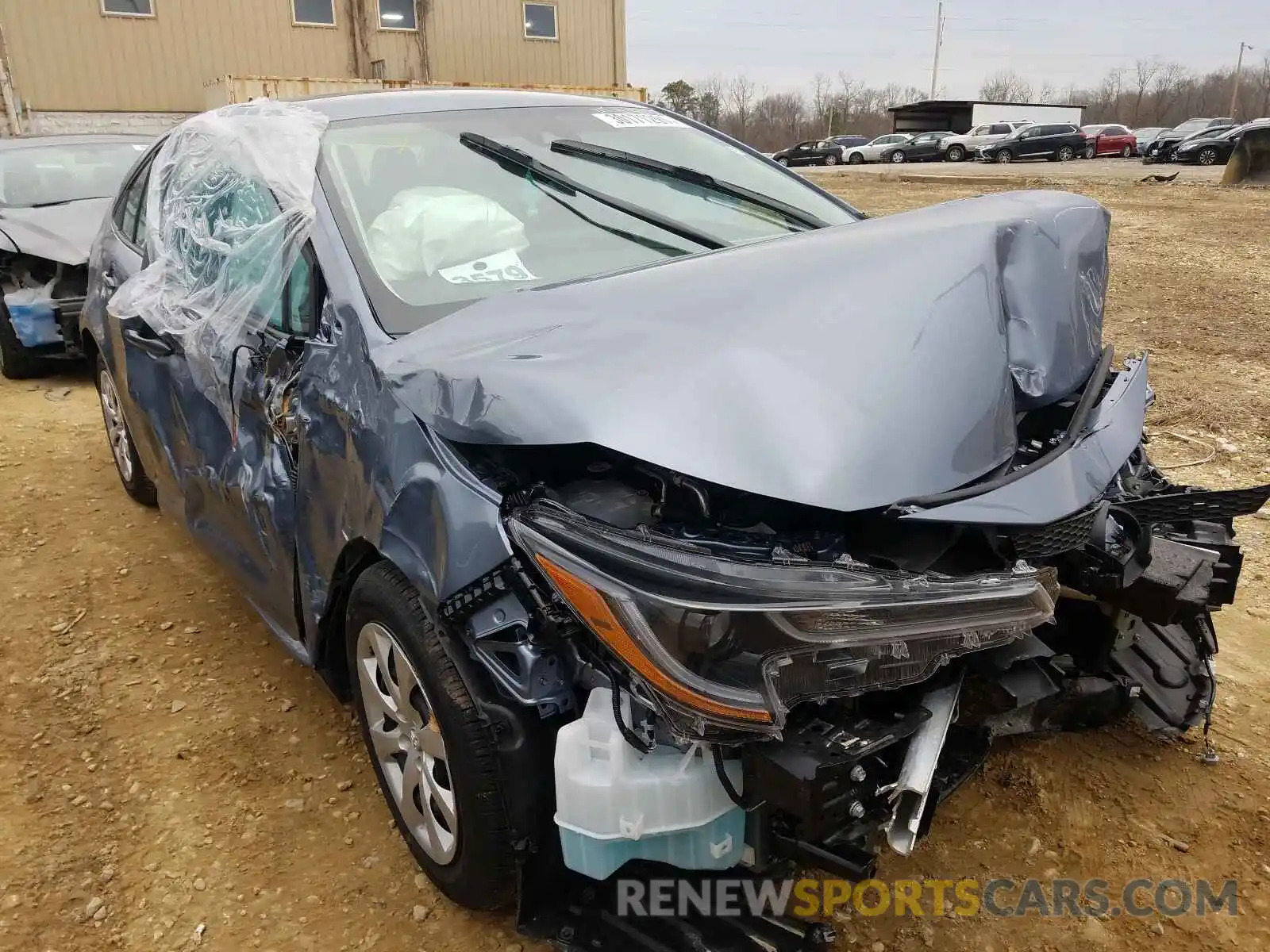 1 Photograph of a damaged car 5YFEPMAE0MP180451 TOYOTA COROLLA 2021