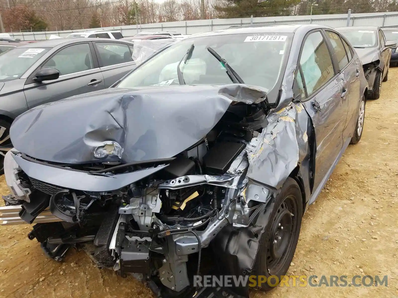 2 Photograph of a damaged car 5YFEPMAE0MP180451 TOYOTA COROLLA 2021