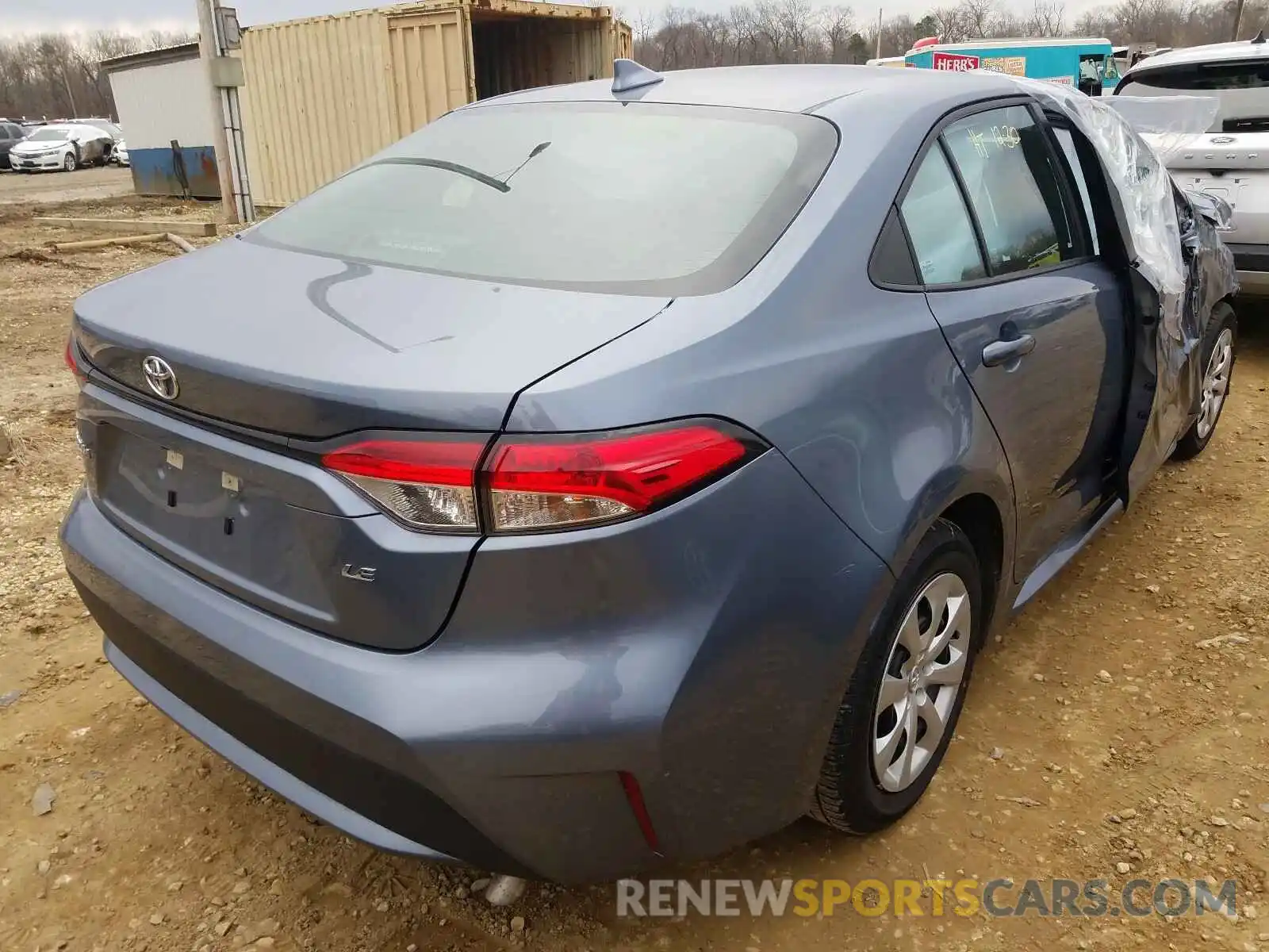 4 Photograph of a damaged car 5YFEPMAE0MP180451 TOYOTA COROLLA 2021