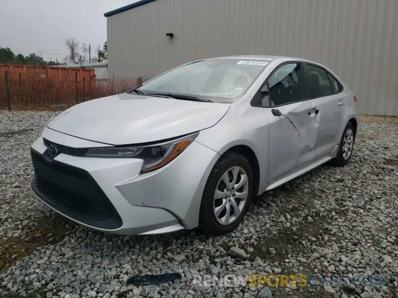 2 Photograph of a damaged car 5YFEPMAE0MP181275 TOYOTA COROLLA 2021