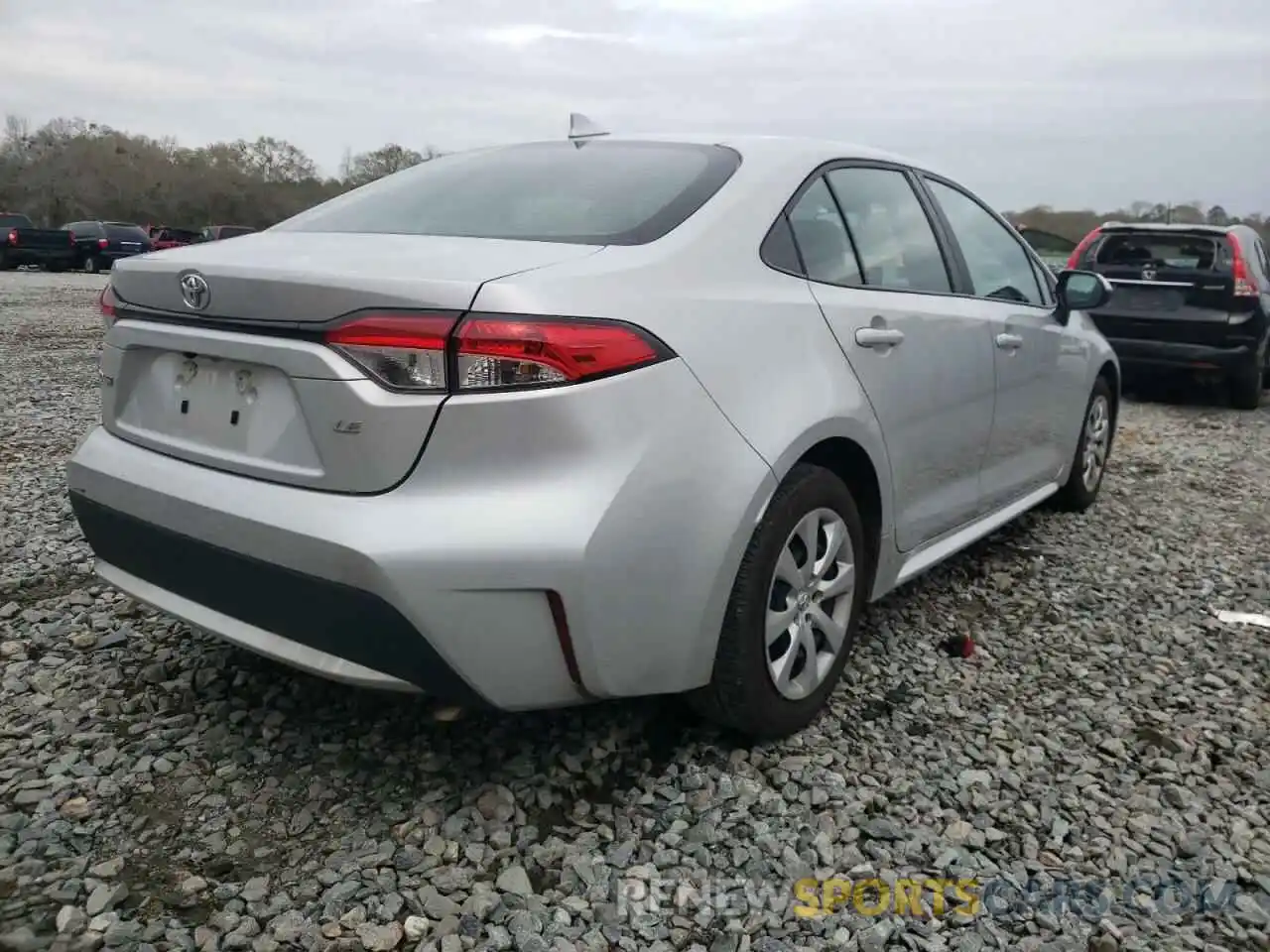 4 Photograph of a damaged car 5YFEPMAE0MP181275 TOYOTA COROLLA 2021