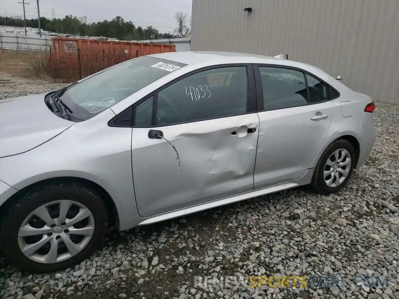 9 Photograph of a damaged car 5YFEPMAE0MP181275 TOYOTA COROLLA 2021