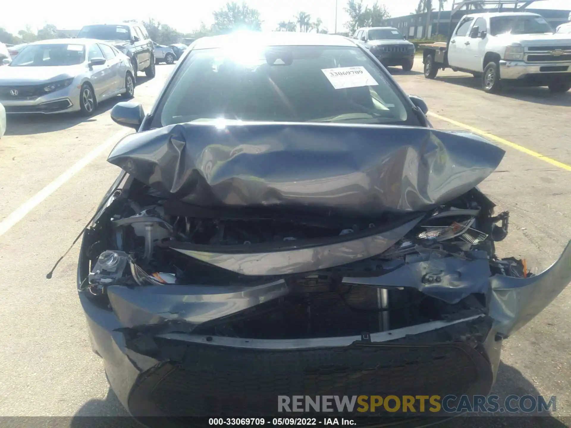 6 Photograph of a damaged car 5YFEPMAE0MP183737 TOYOTA COROLLA 2021