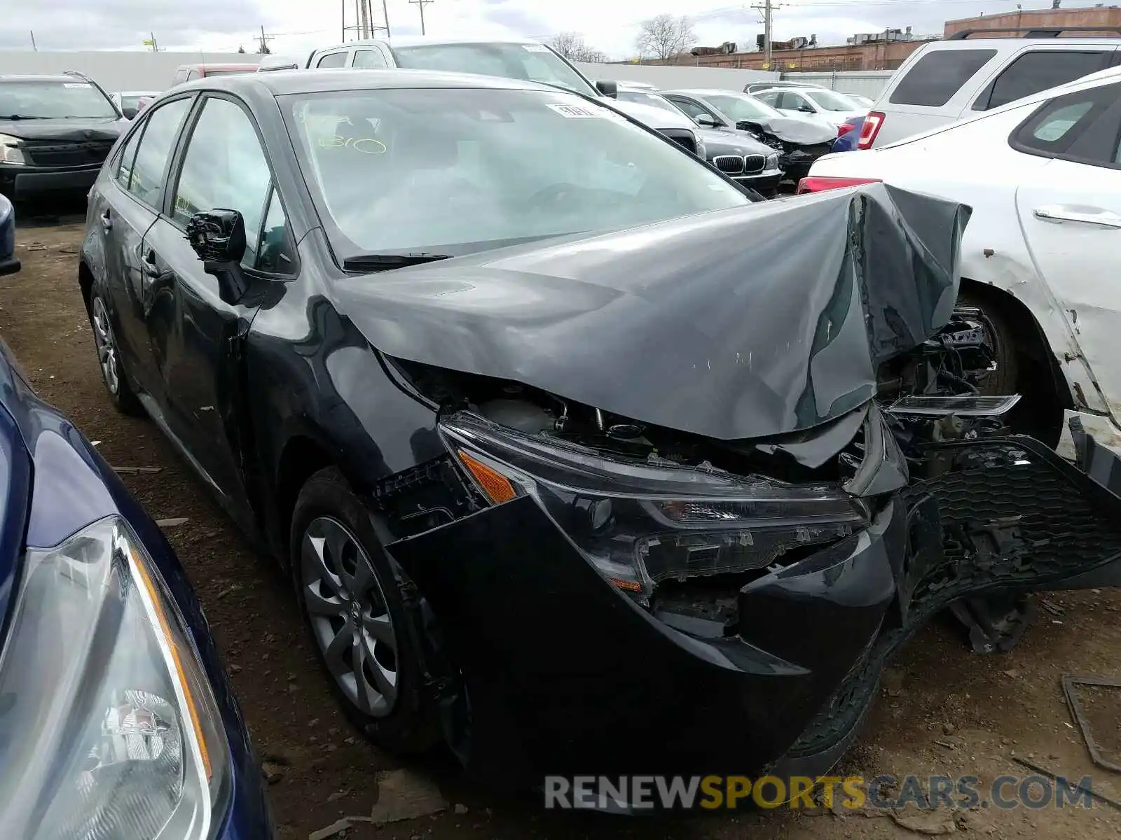 1 Photograph of a damaged car 5YFEPMAE0MP184838 TOYOTA COROLLA 2021