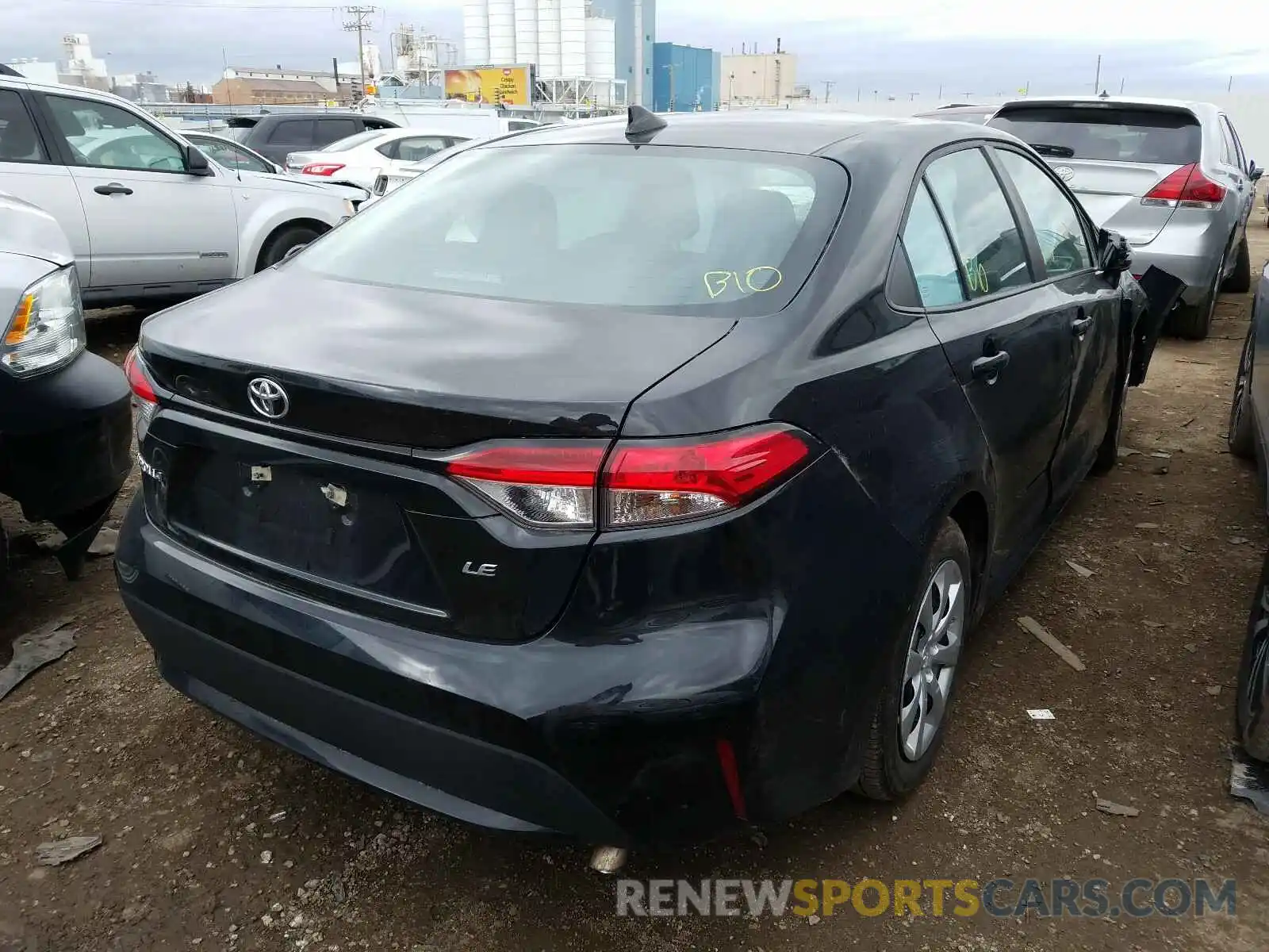 4 Photograph of a damaged car 5YFEPMAE0MP184838 TOYOTA COROLLA 2021