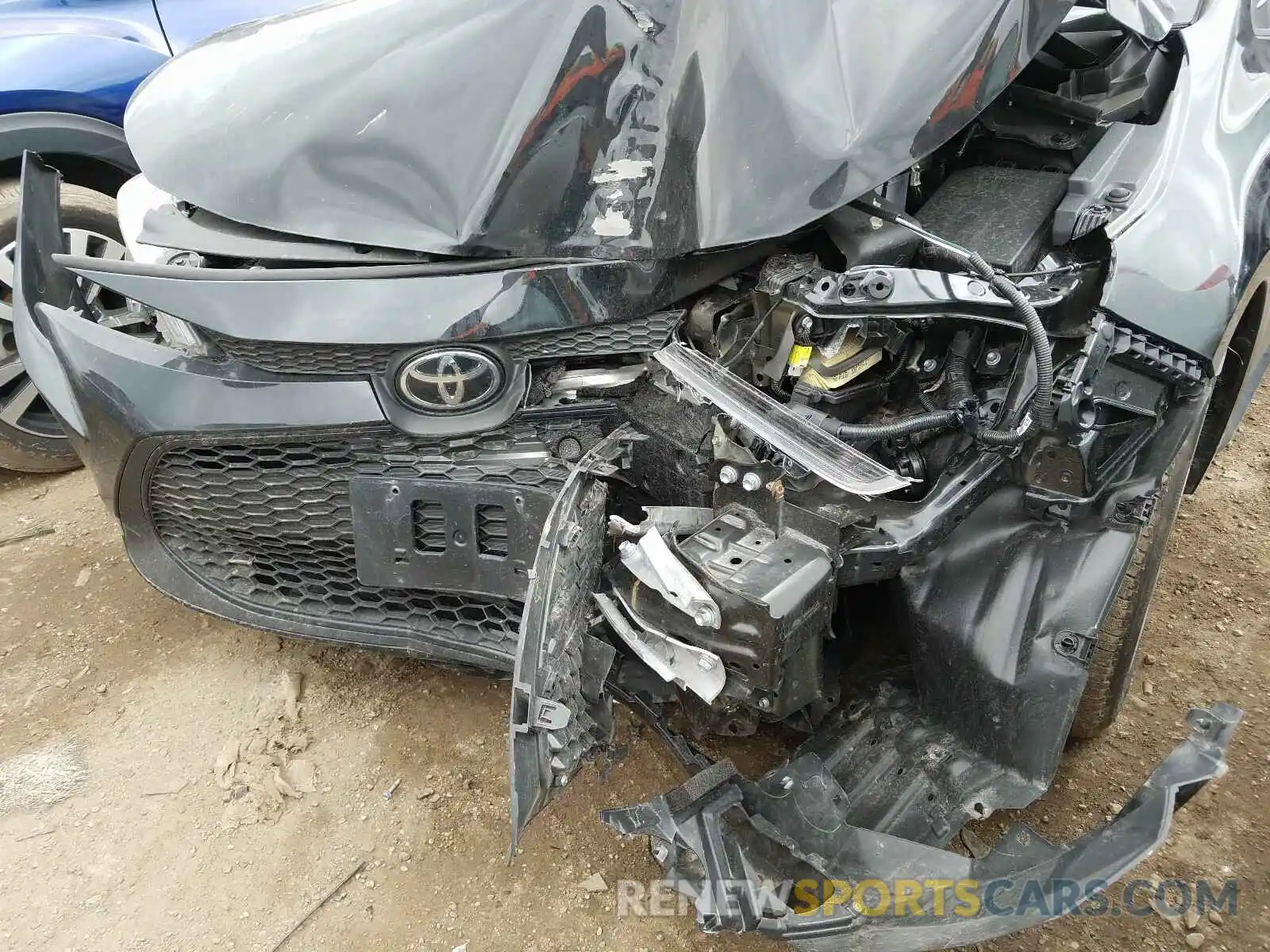 9 Photograph of a damaged car 5YFEPMAE0MP184838 TOYOTA COROLLA 2021